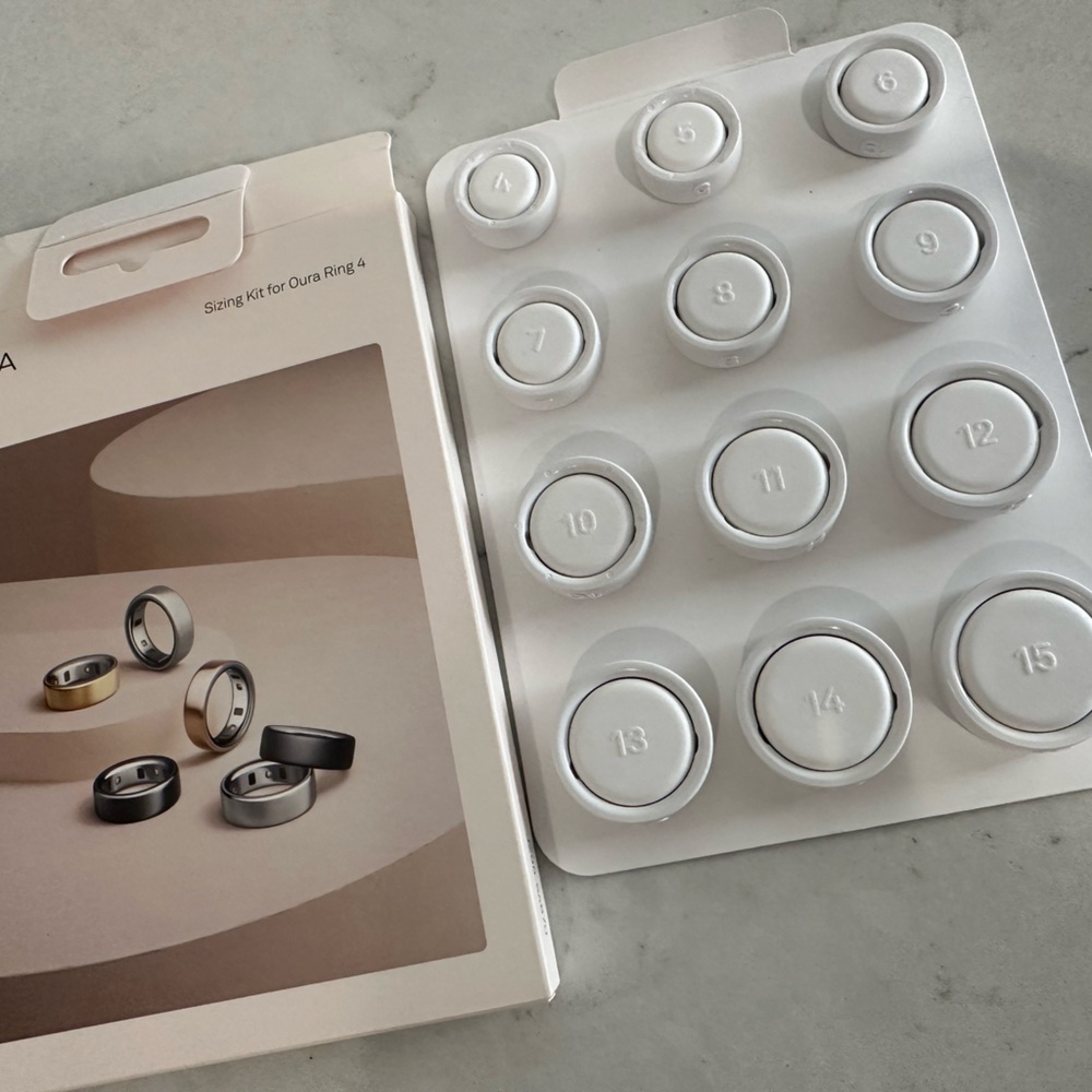 Oura ring 4 sizing kit
